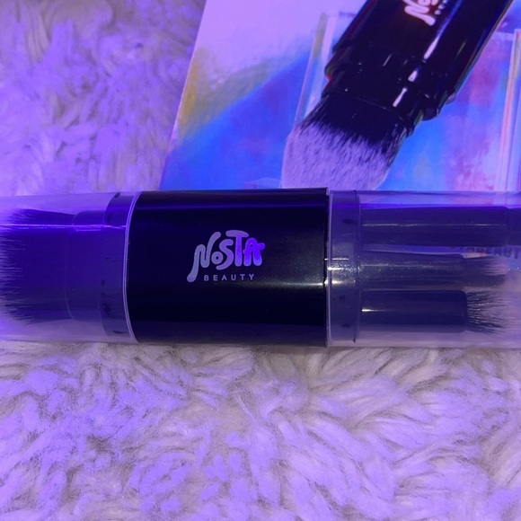 Take 5 travel makeup brush set by Nosta beauty 5 brushes NWOT - Picture 5 of 8